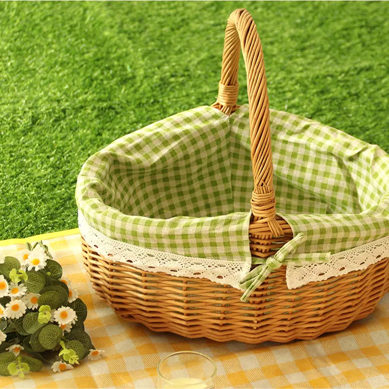 Wholesale Willow Flower Basket by BasketGem-1 5
