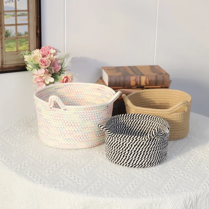 Custom Woven Storage Basket - - BasketGem 2