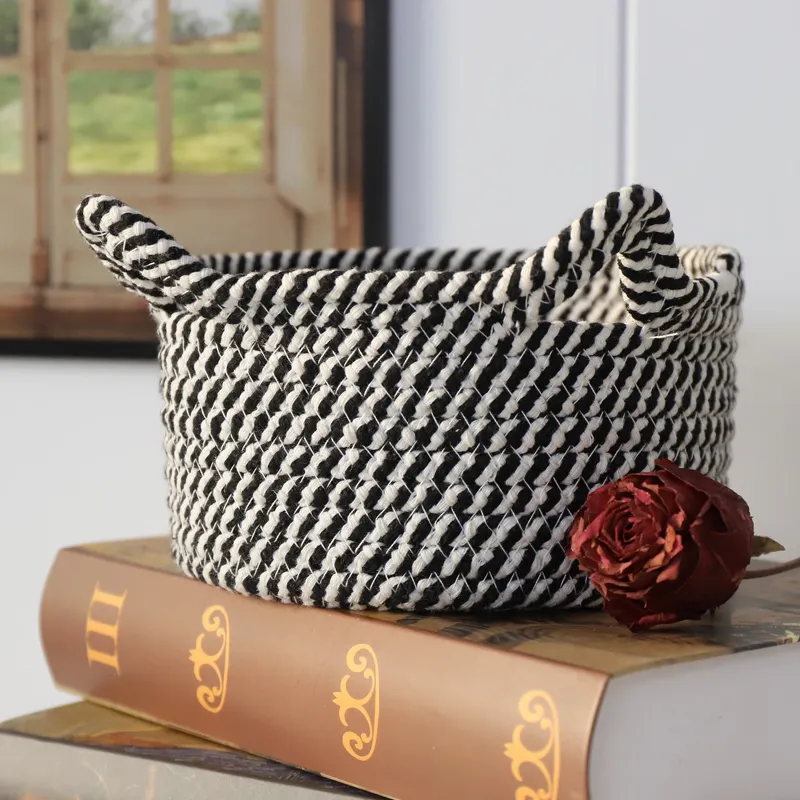 Custom Woven Storage Basket - - BasketGem 8