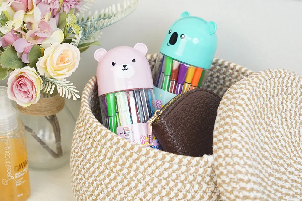 Custom Woven Storage Basket - - BasketGem-1 5