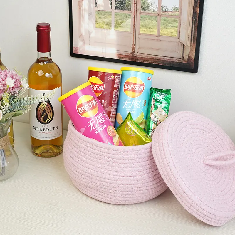 Custom Woven Storage Basket - - BasketGem-1 3