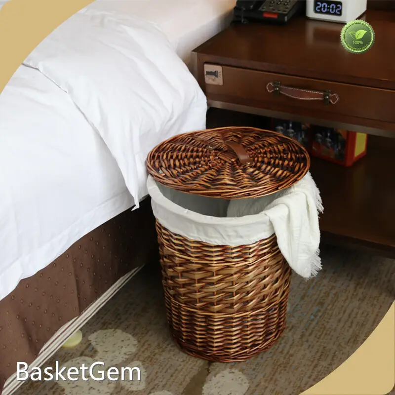 Willow Laundry Basket by BasketGem 1
