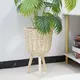 Custom Straw Plant Pot by BasketGem-2 2