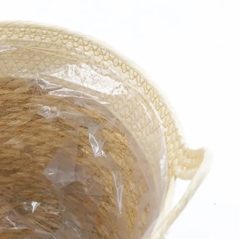 Custom Straw Plant Pot by BasketGem-1 7