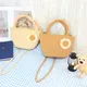 Crochet Cotton Tote Bag by BasketGem-1 2