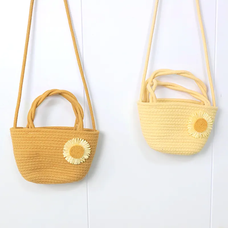 Crochet Cotton Tote Bag by BasketGem-1 8