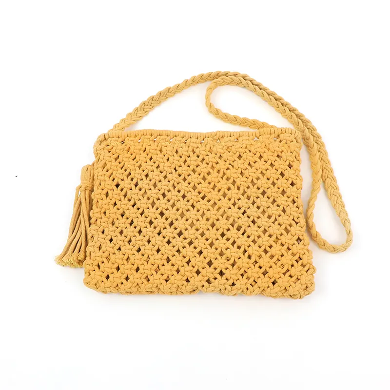 Custom Cotton Crochet Bag - - BasketGem 5