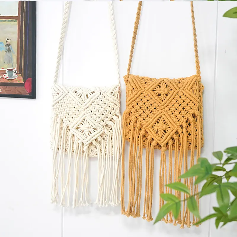 Custom Cotton Crochet Bag by BasketGem 2