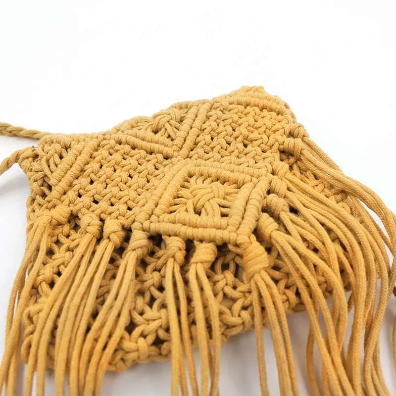 Custom Cotton Crochet Bag by BasketGem 5