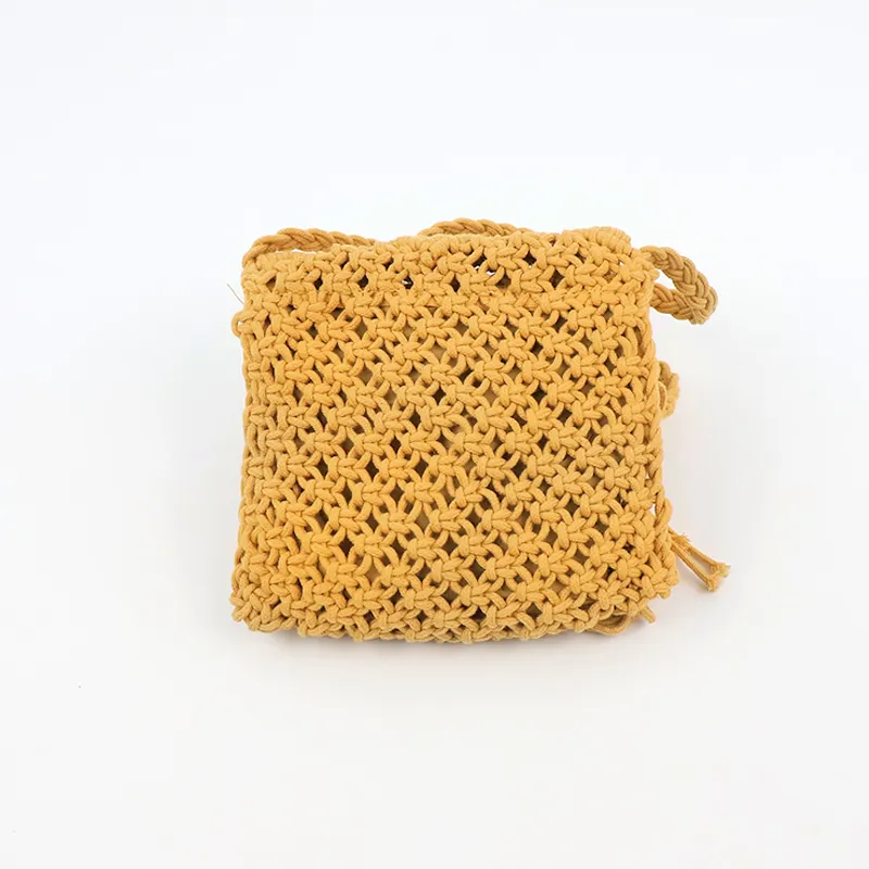 Custom Cotton Crochet Bag by BasketGem 8