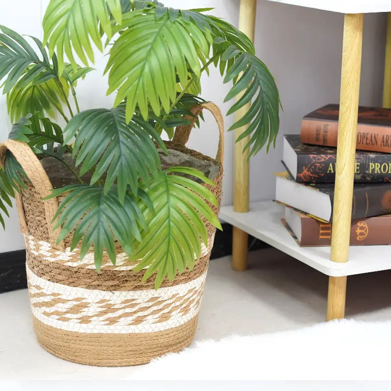 Wholesale Straw Plant Pot by BasketGem 3
