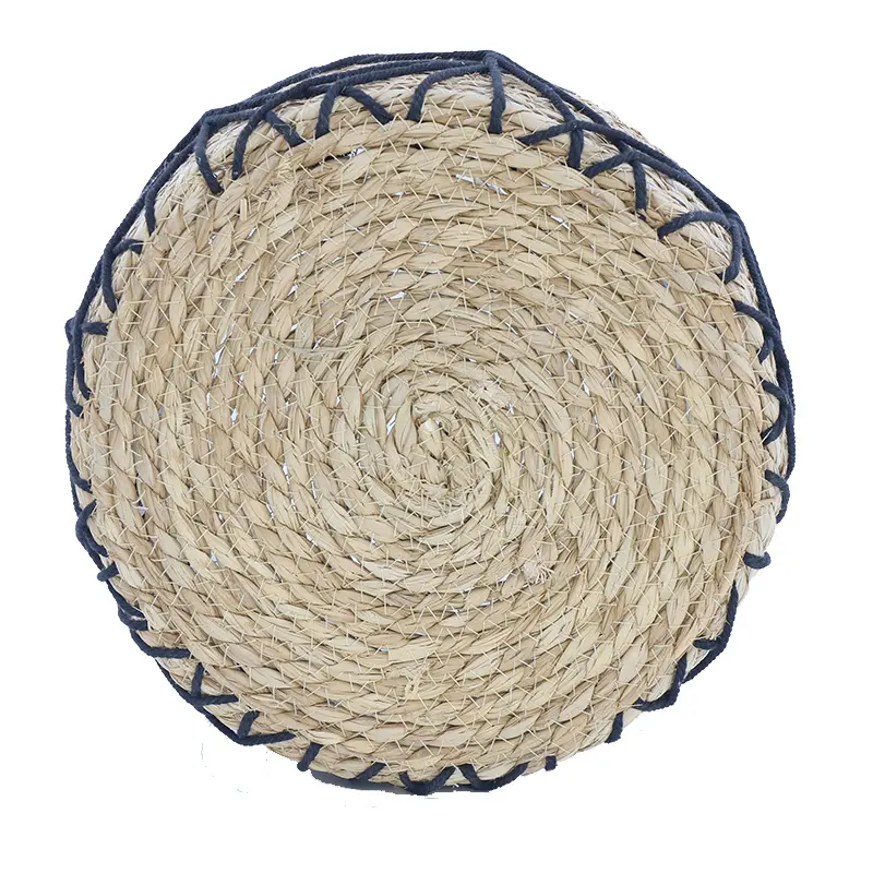 Straw Plant Pot - - BasketGem 7