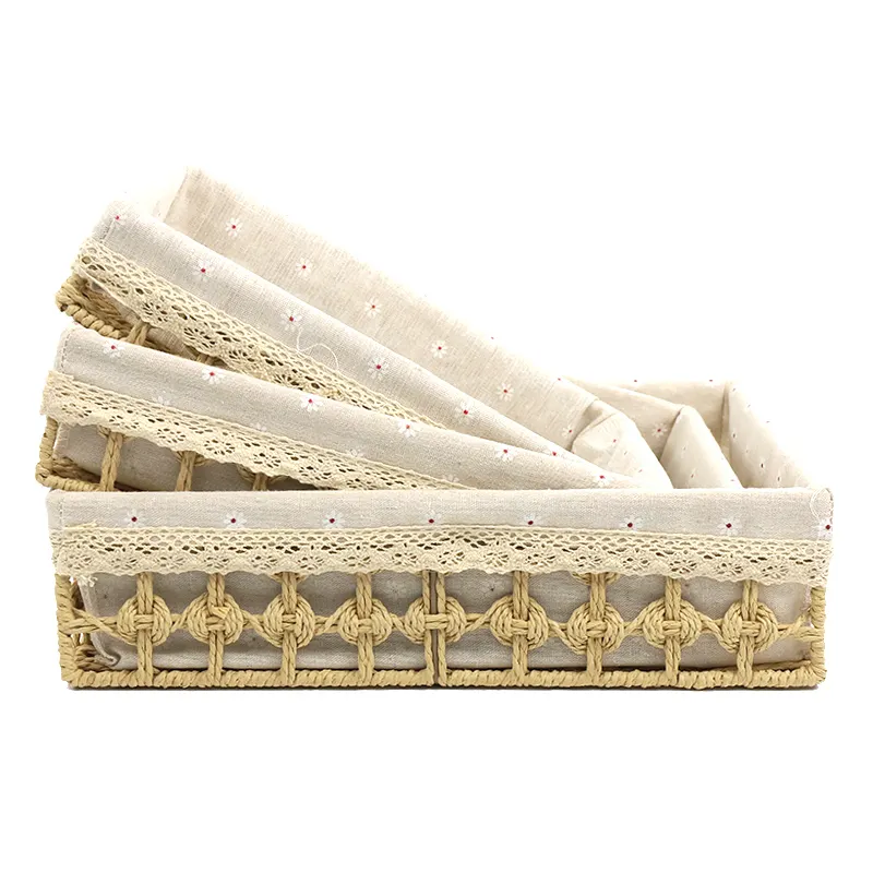 Wholesale Straw Storage Baskets by BasketGem-1 7
