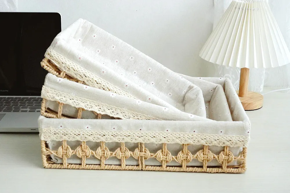 Wholesale Straw Storage Baskets by BasketGem-1 4