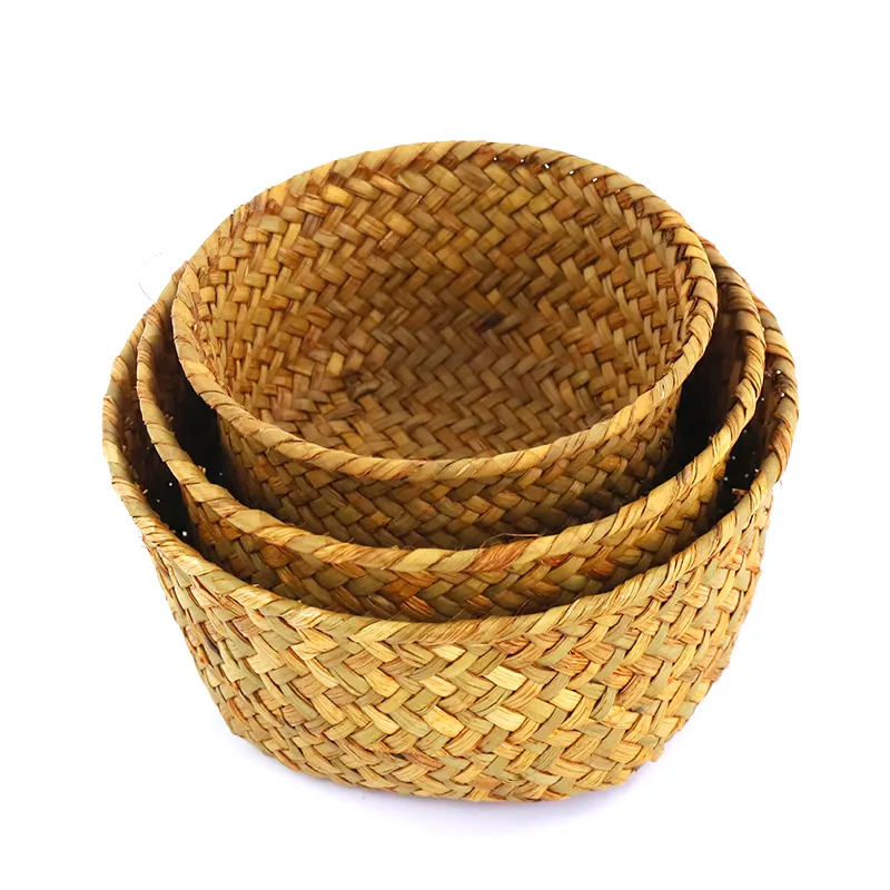 Straw Fruit Basket by BasketGem 6
