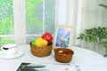 Straw Fruit Basket by BasketGem 2