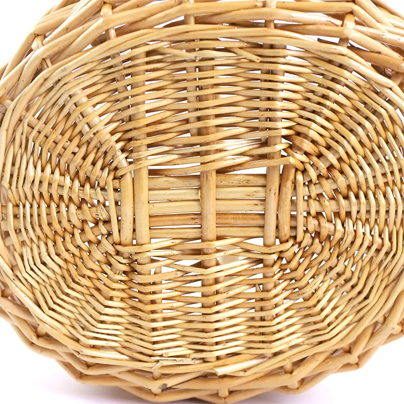 Willow Flower Basket   Willow Handle   Round Shape Design   Basket Gem-1 7