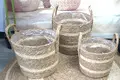 Straw Basket Plant Pot - - BasketGem 5