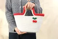 Custom Cotton Crochet Bag Cotton Weaving Wholesale - BasketGem 6