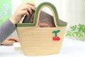 Custom Cotton Crochet Bag Cotton Weaving Wholesale - BasketGem 5