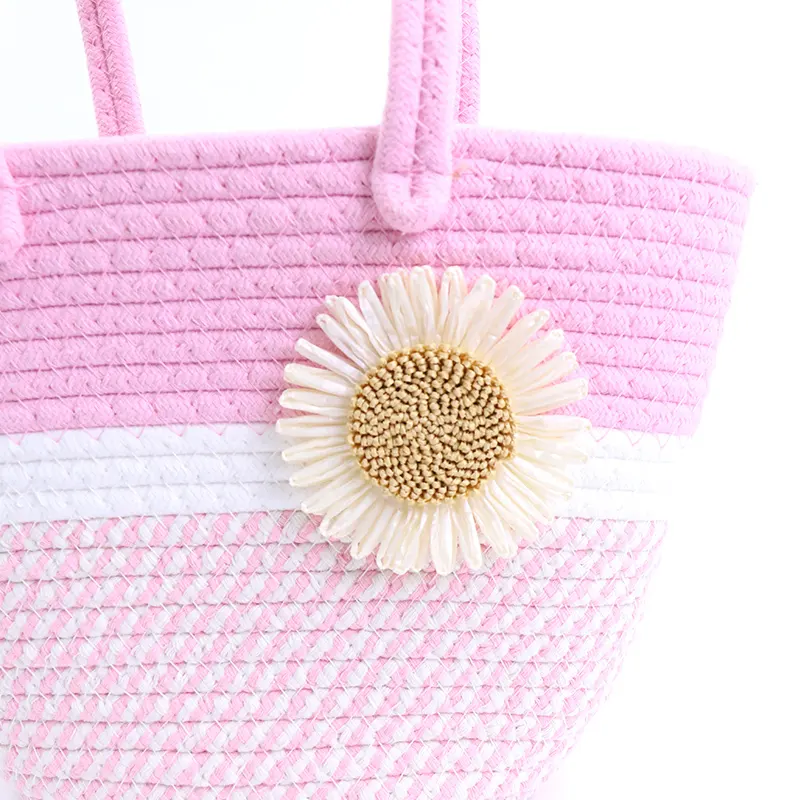 Wholesale Cotton Crochet Bag by BasketGem-4 8
