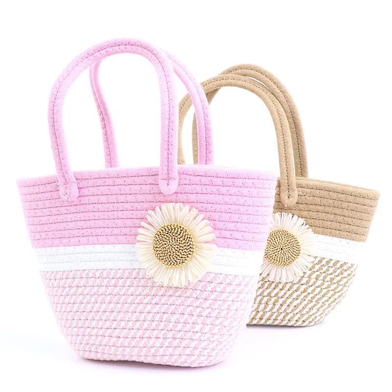 Wholesale Cotton Crochet Bag by BasketGem-4 7