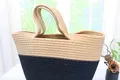 Crochet Cotton Tote Bag Cotton Weaving Wholesale - BasketGem 3