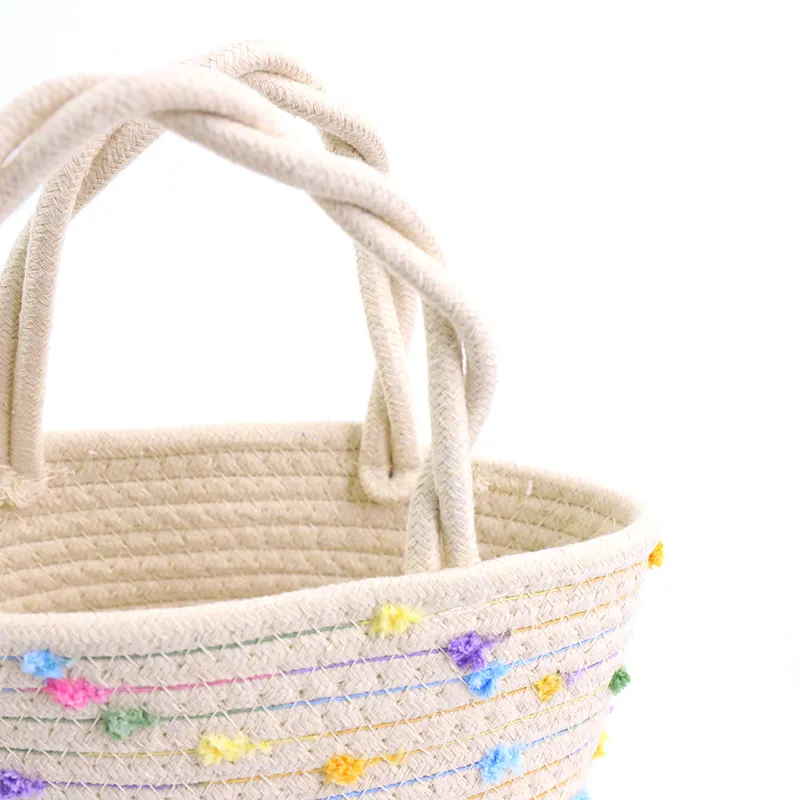 Wholesale Cotton Crochet Bag Cotton Weaving Wholesale - BasketGem 9
