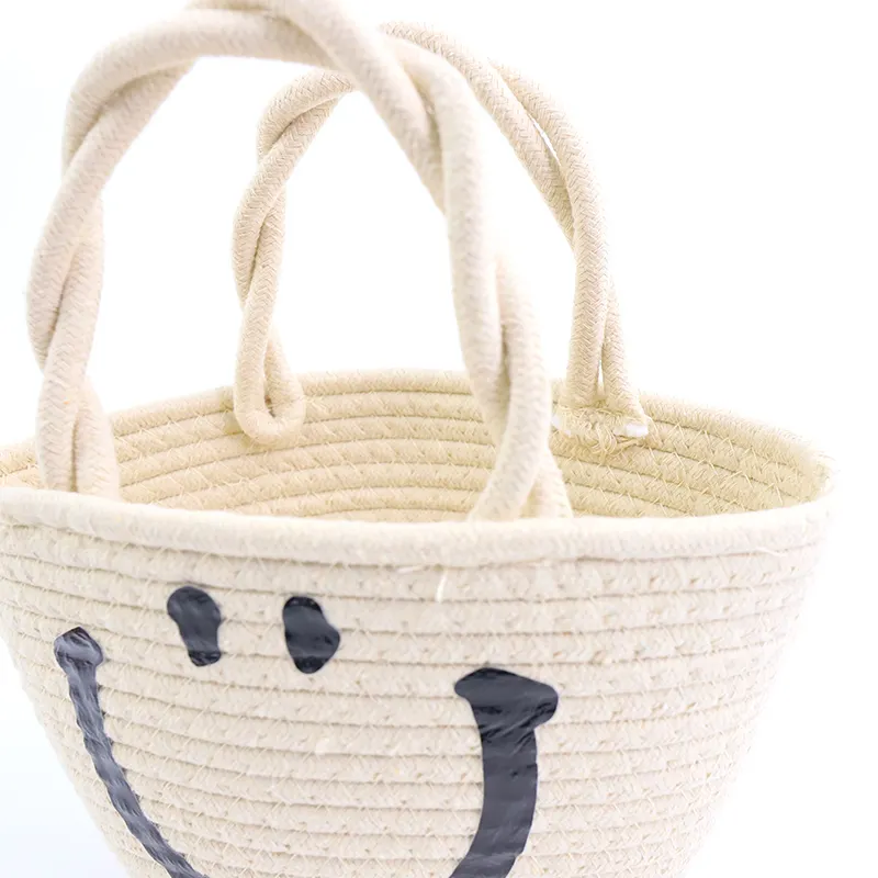 Crochet Cotton Tote Bag by BasketGem-4 9