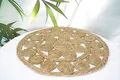 Round Straw Rug by BasketGem 4