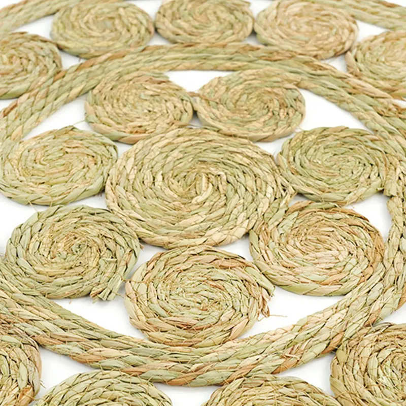 Round Straw Rug by BasketGem 7