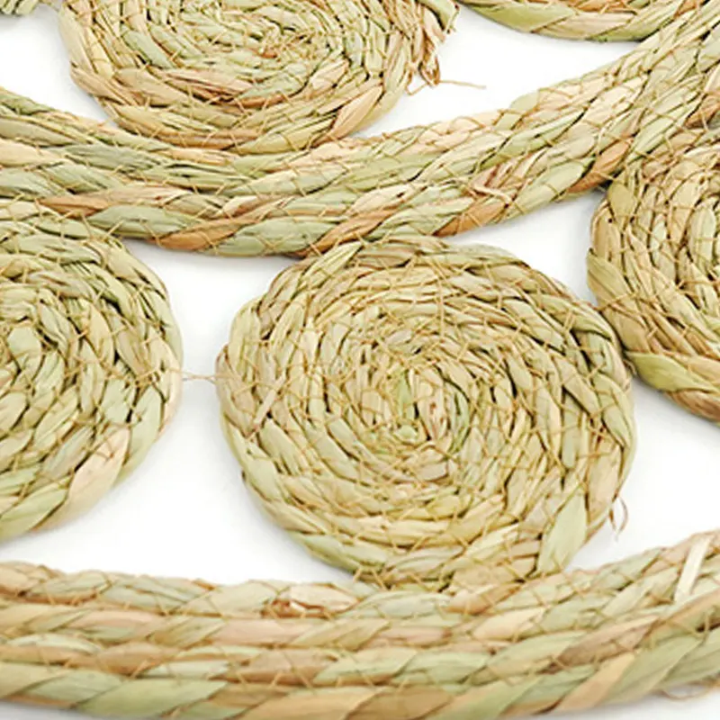 Round Straw Rug by BasketGem 8