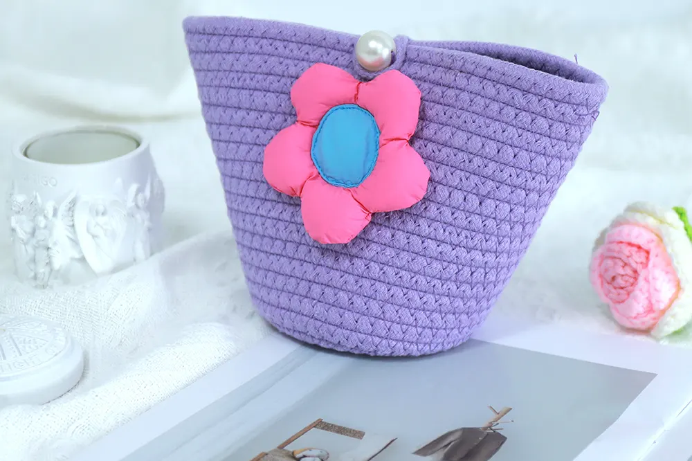 Wholesale Cotton Rope Bag by BasketGem-1 3