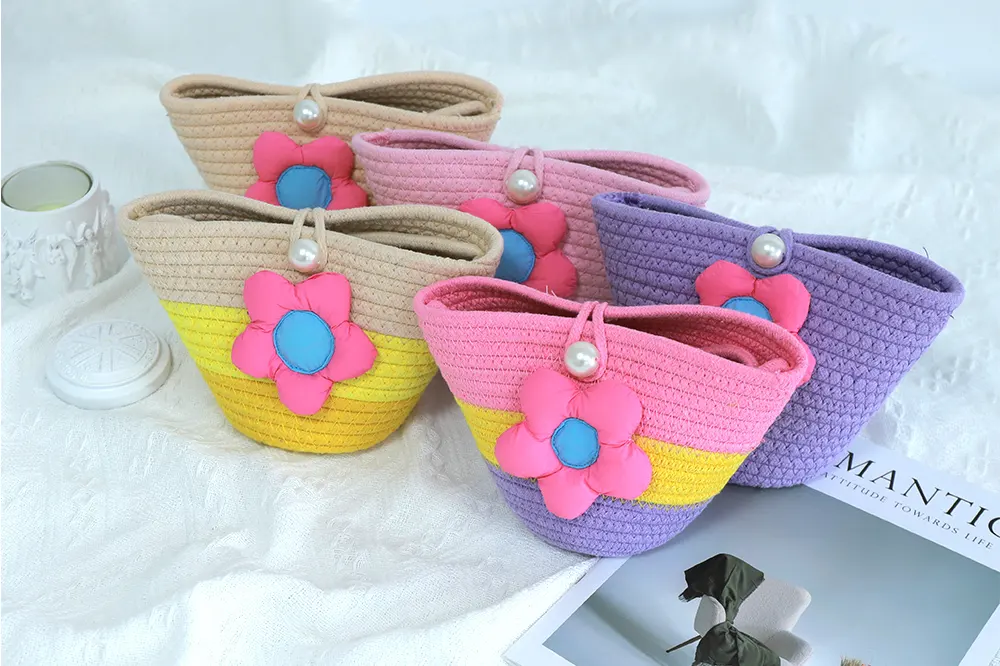 Wholesale Cotton Rope Bag by BasketGem-1 5