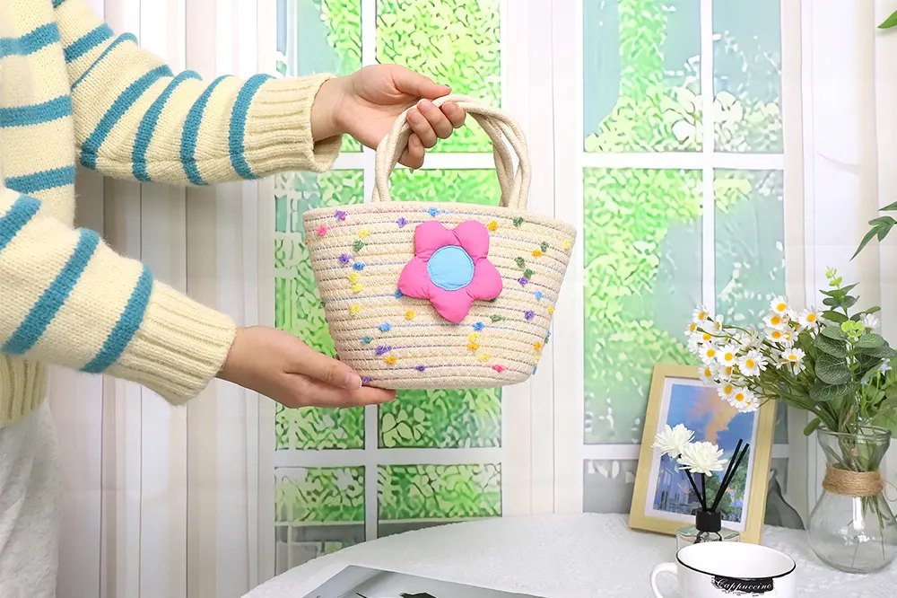 Cotton Crochet Bag Supplier by BasketGem-3 4