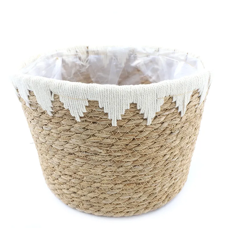 Straw Plant Pot Straw Weaving Wholesale - BasketGem 10