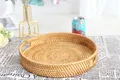 Rattan Tray with Handles by BasketGem 4