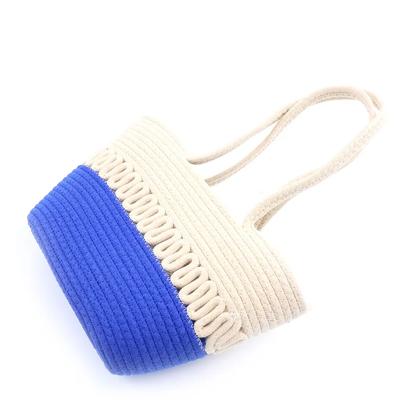 Cotton Crochet Bag Manufacturer Cotton Rope Bag Wholesale - BasketGem 8