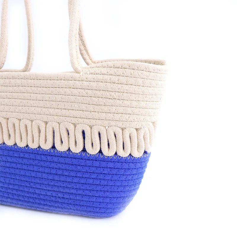 Cotton Crochet Bag Manufacturer Cotton Rope Bag Wholesale - BasketGem 9
