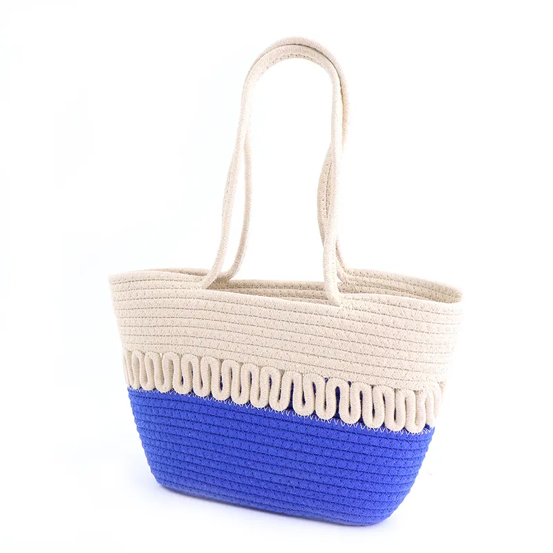 Cotton Crochet Bag Manufacturer Cotton Rope Bag Wholesale - BasketGem 7