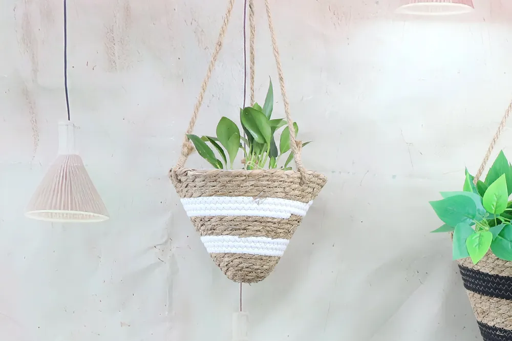Straw Plant Pots Straw Plant Pot Wholesale - BasketGem 3