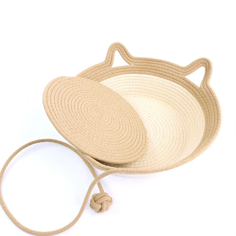 Cotton Rope Cat Bed by BasketGem-1 4