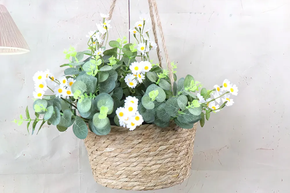 Straw Basket Plant Pot Straw Plant Pot Wholesale - BasketGem 4
