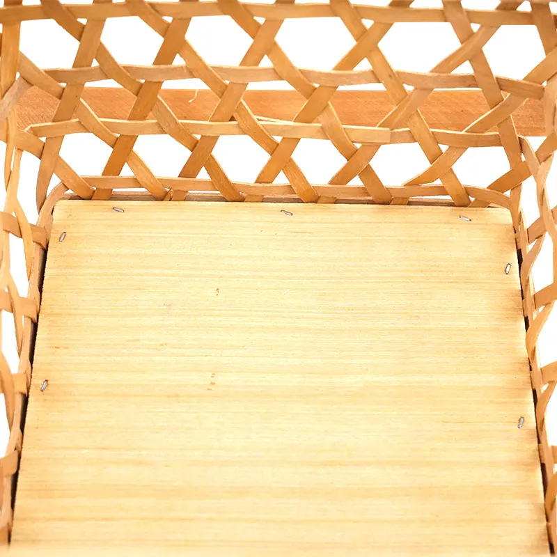 Wicker Basket with Wood Handles by BasketGem-1 10