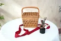 Wicker Basket with Wood Handles by BasketGem-1 5