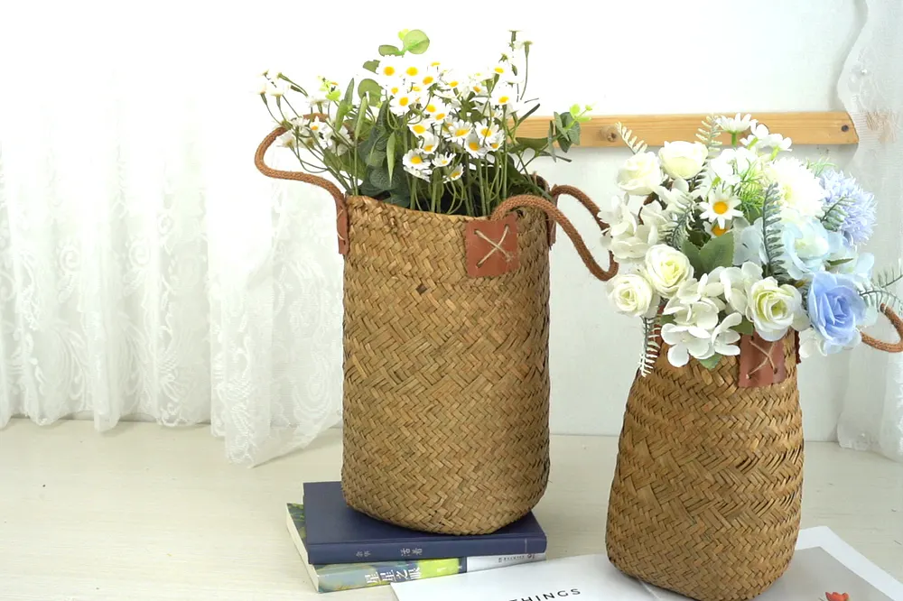 Straw Plant Pots Straw Plant Pot Wholesale - BasketGem-1 4