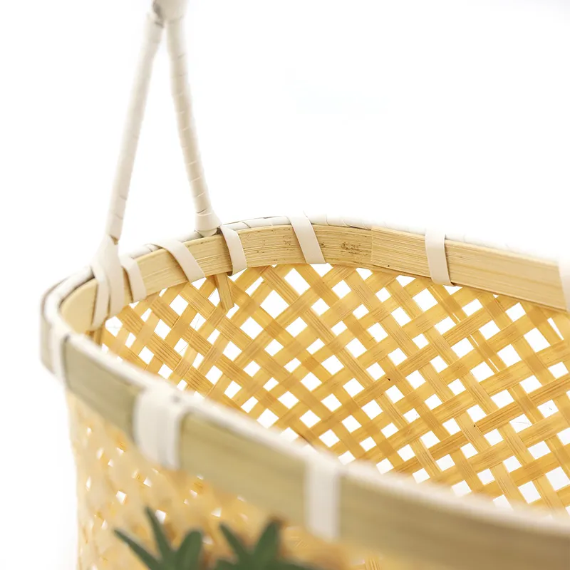 Woven Wood Laundry Basket Woven Wood Baskets Wholesale - BasketGem 12