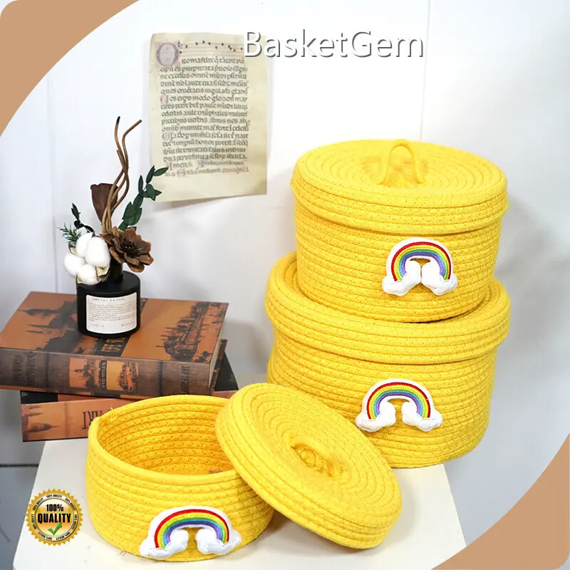 Wholesale Woven Storage Basket by BasketGem-1 1