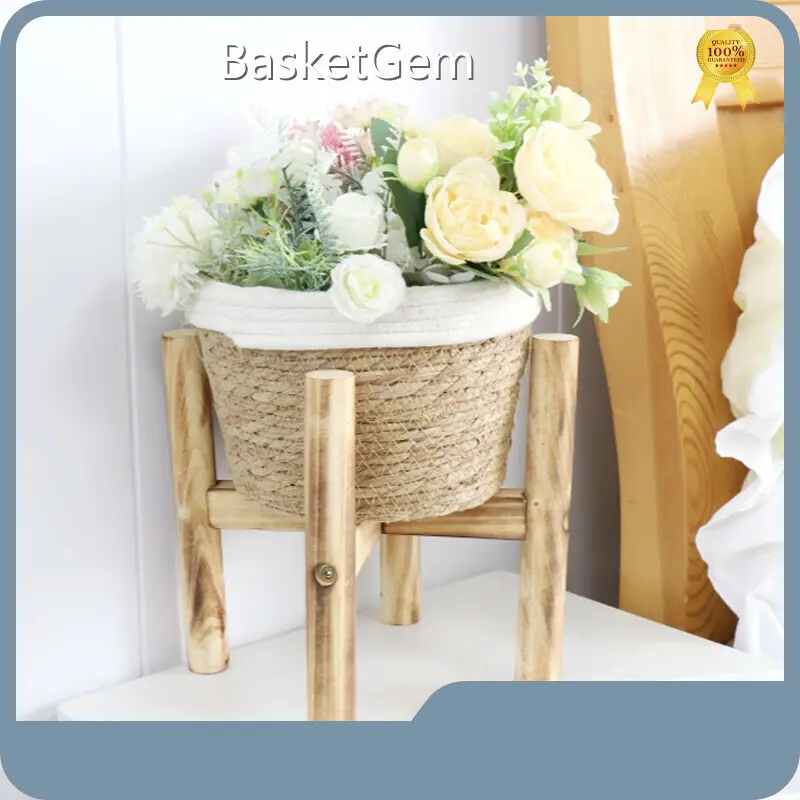 Wholesale Straw Weaving - - BasketGem-1 1
