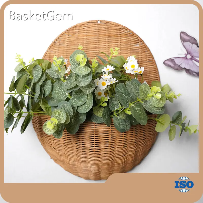 Rattan Storage Basket by BasketGem 1
